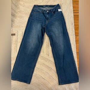 Brand New Old Navy Wow Wide Leg Jeans, Size 12